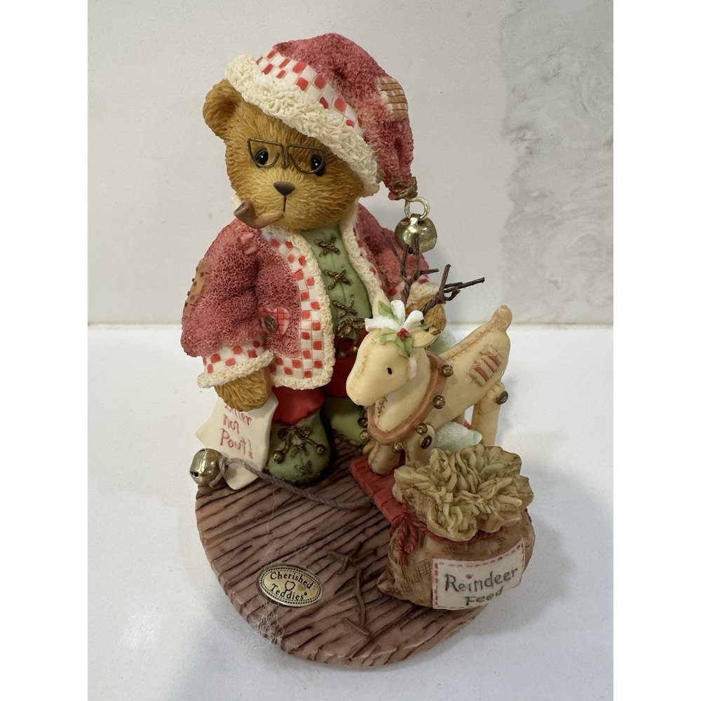 Cherished Teddies by Enesco Santa Wendell Have You Been Naughty or Nice CT18